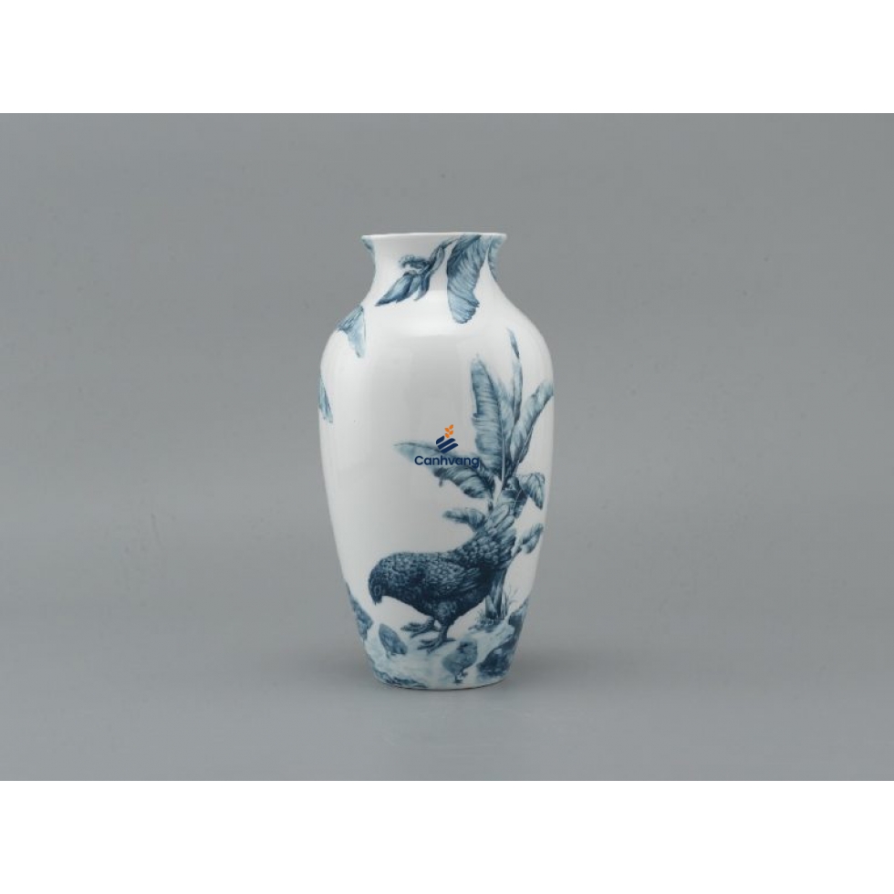 Bình Hoa Minh Long- Hạnh Phúc 27cm