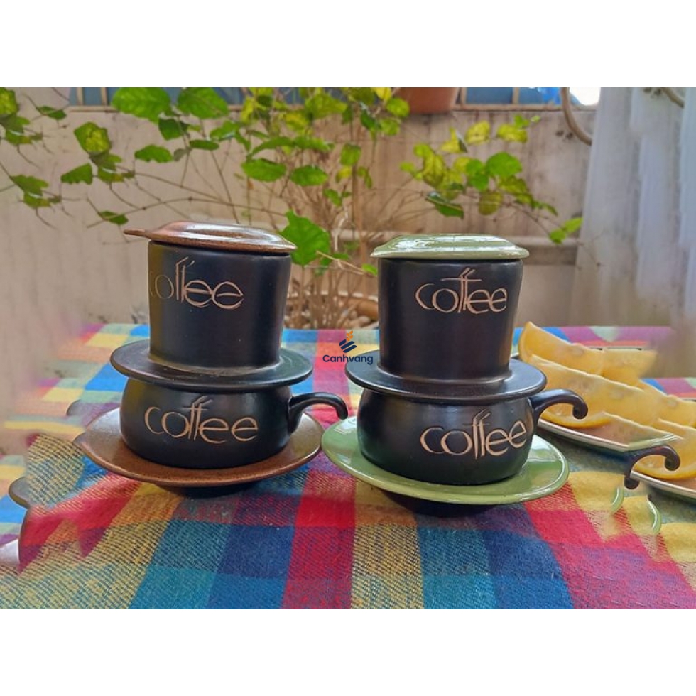 Bộ 2 Phin Pha Caffe Bát Tràng