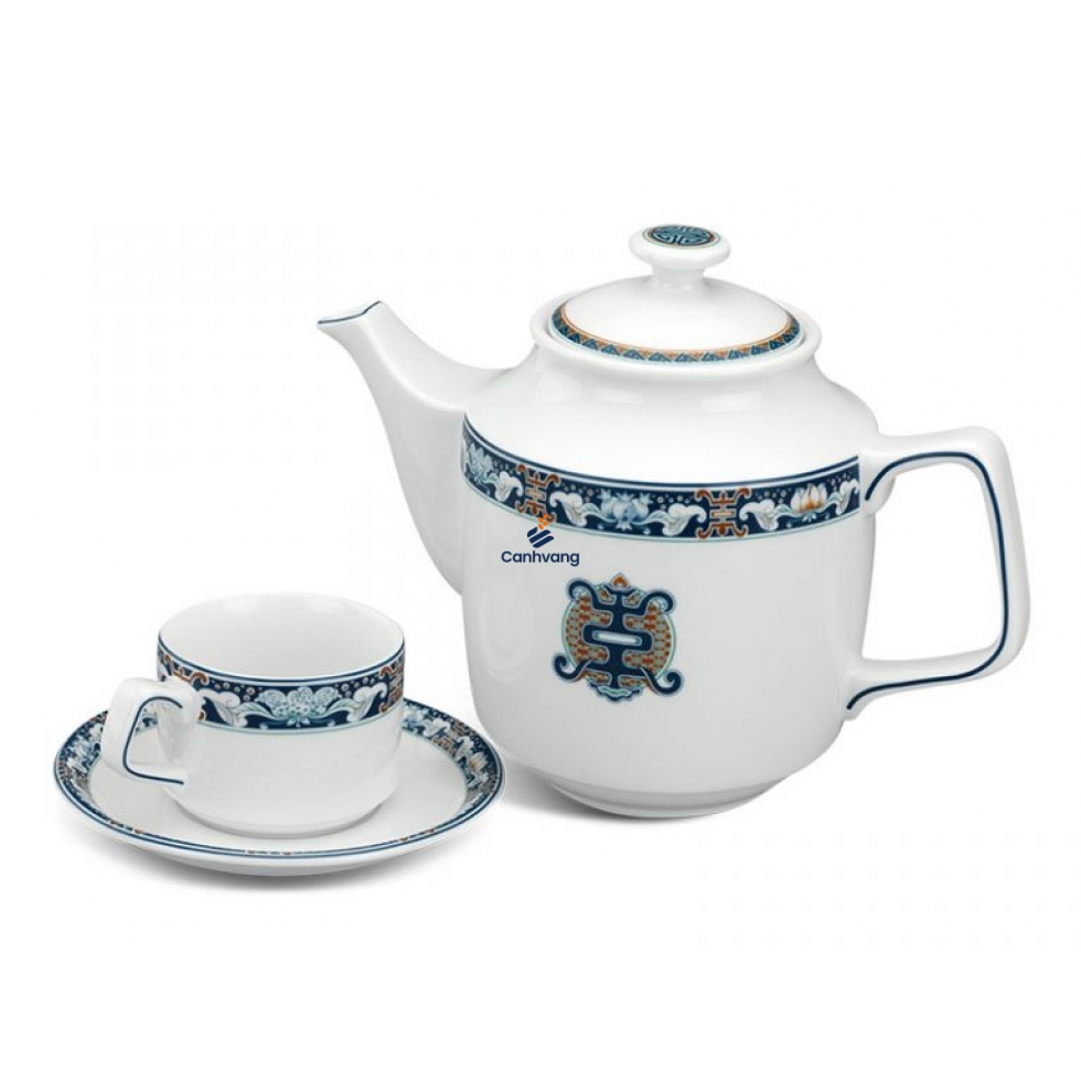 Bộ Bình Trà Jasmine Phước Lộc Thọ 1.1L