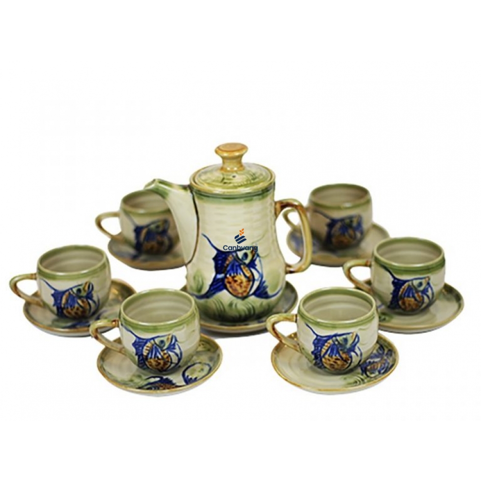 Bộ cup cà phê Bát Tràng
