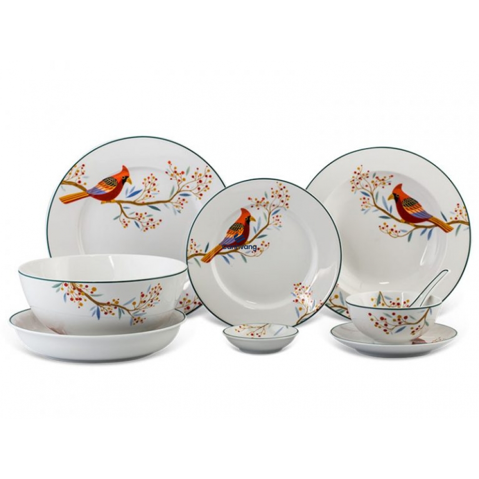 Bộ đồ ăn 10 sản phẩm – Jasmine – Quả Đầu Mùa