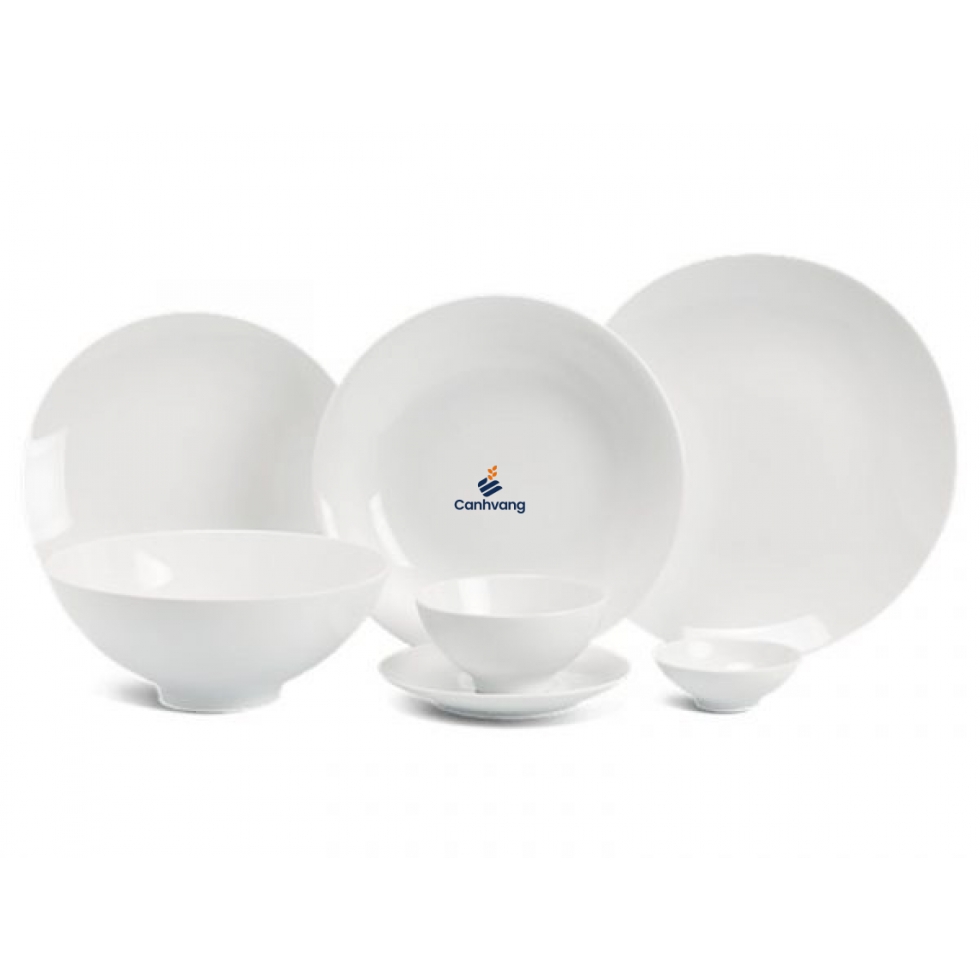 Bộ đồ ăn 11 sản phẩm – Daisy – Trắng