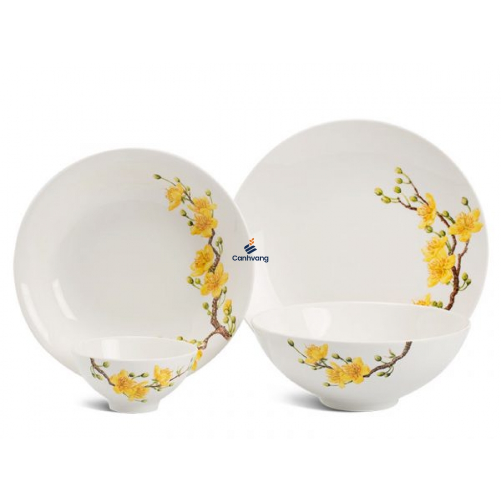 Bộ đồ ăn 9 sản phẩm – Daisy IFP – Hoàng Mai