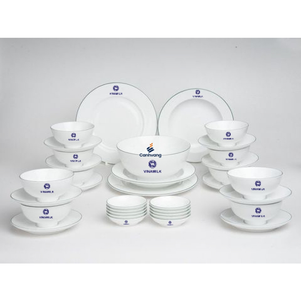 Bộ Đồ Ăn Minh Long 35 Sp In Logo Vinamilk