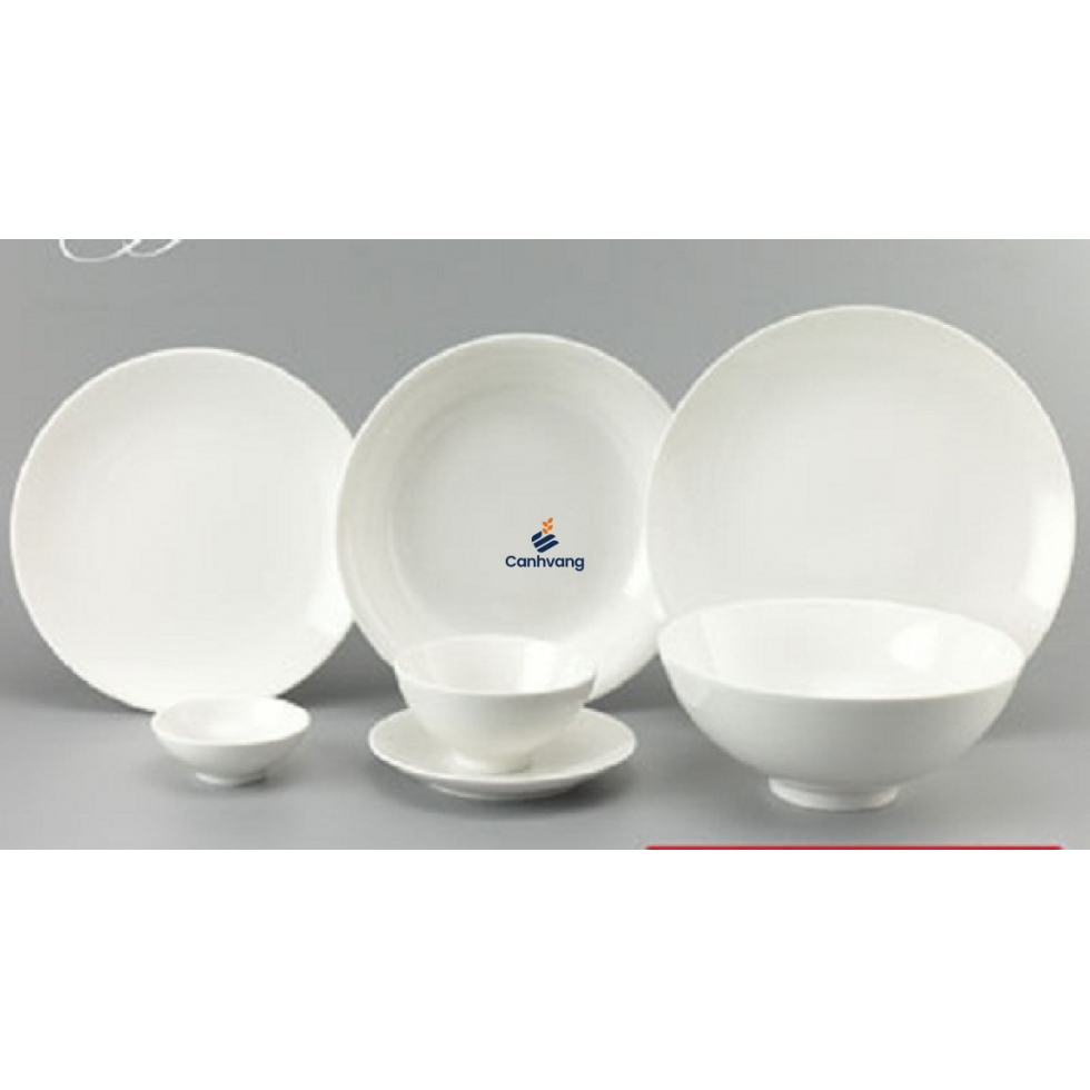 Bộ đồ ăn Minh Long Daisy Trắng 9 sản phẩm