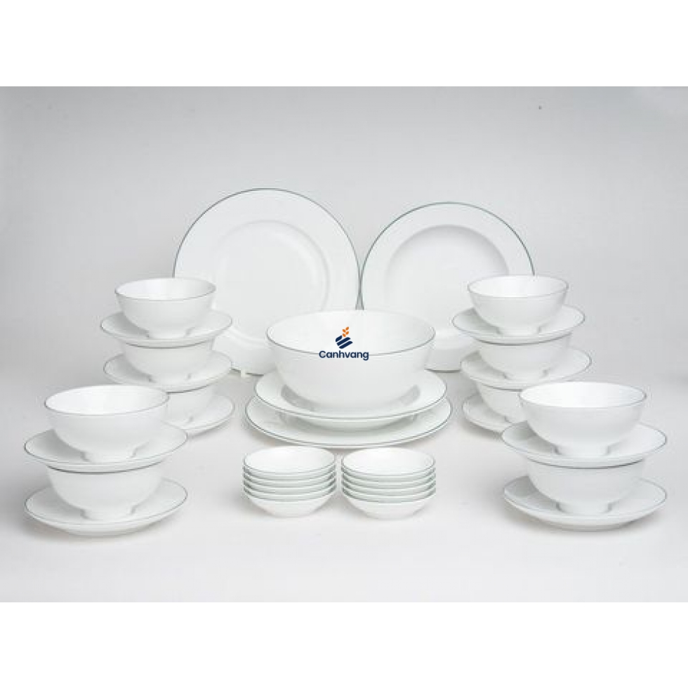 Bộ đồ ăn Minh Long Jasmine Xanh Chỉ 35 sản phẩm