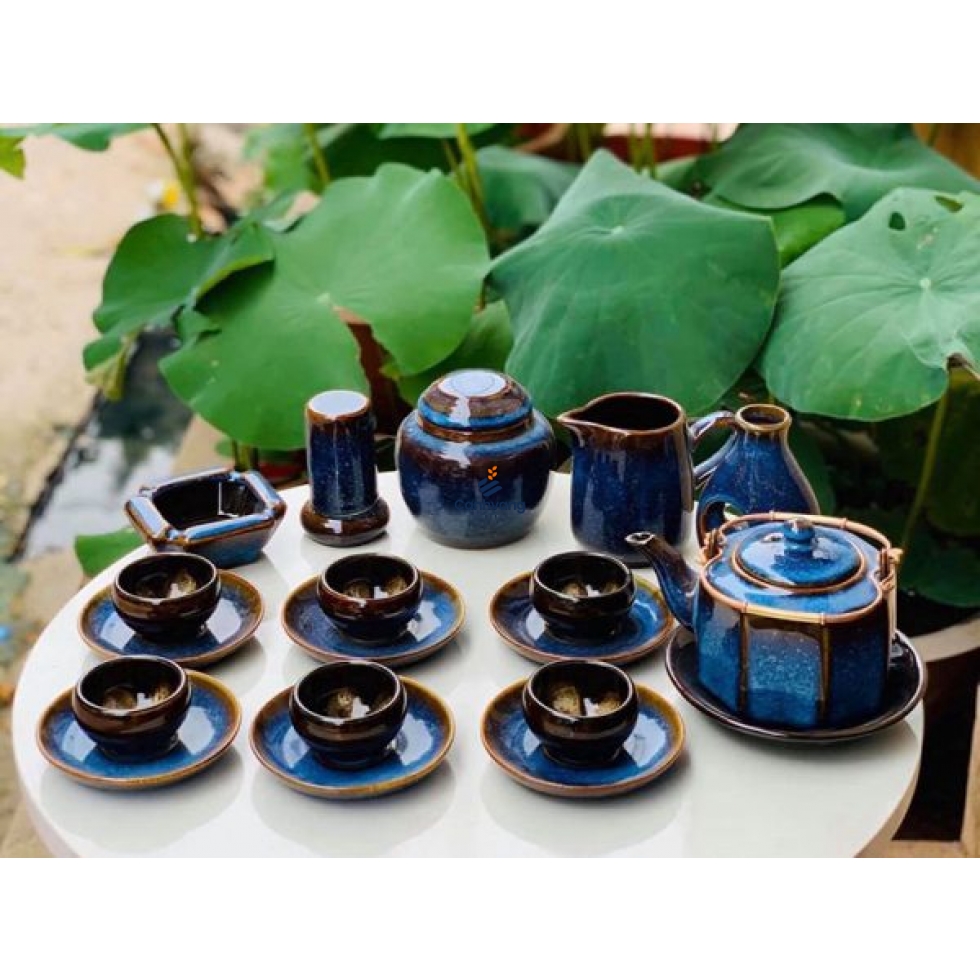 Bộ Trà Hảo Biển Vuông Cao