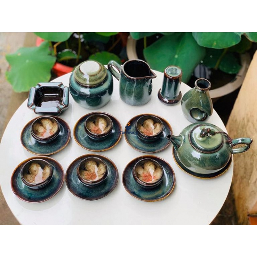 Bộ Trà Hỏa Biển Full Pk Quai Sứ