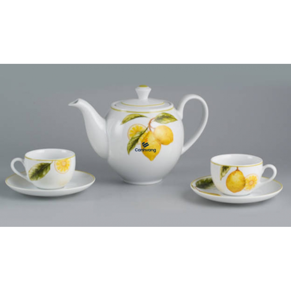 Bộ Trà Minh Long 0.8 L Camelia Quả Chanh