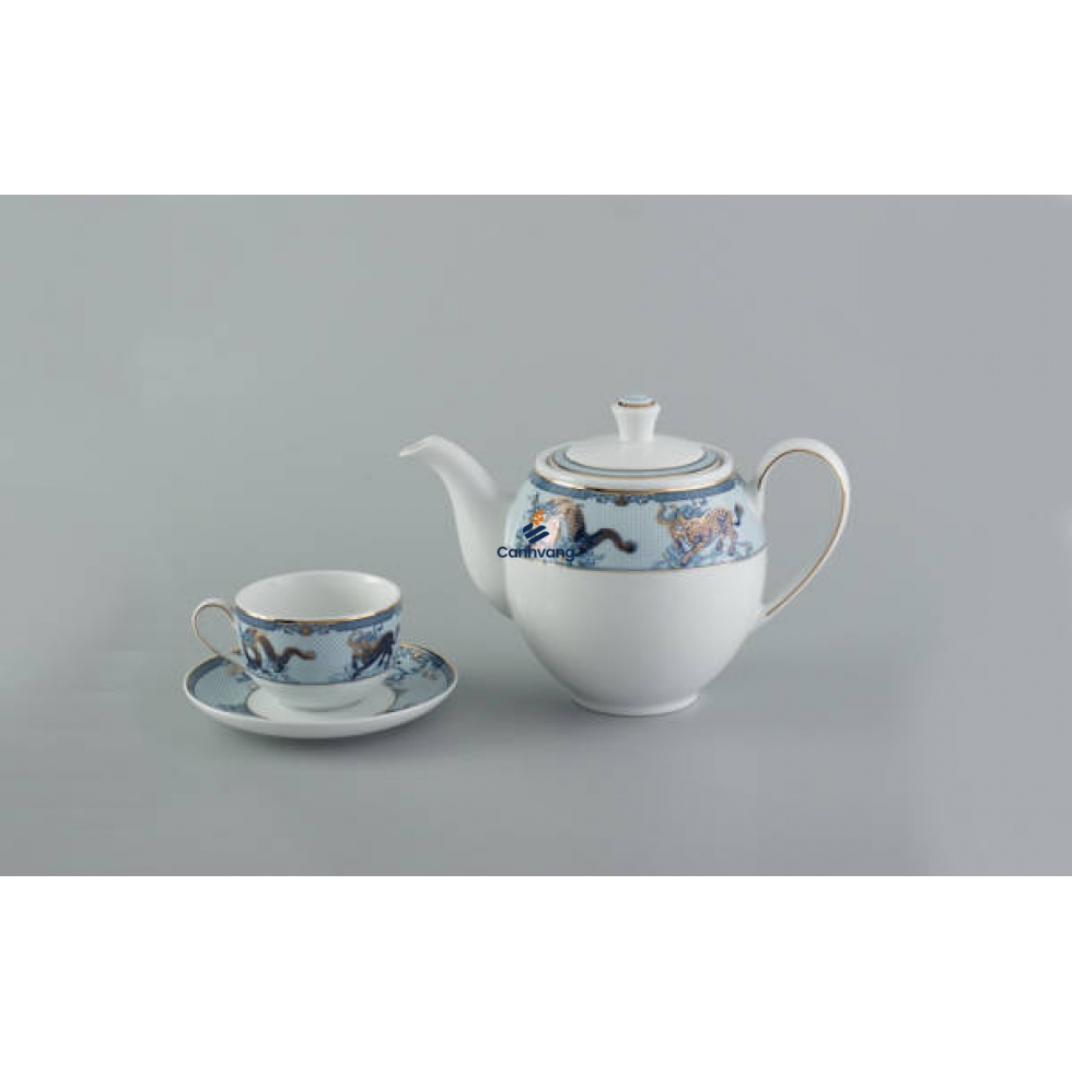 Bộ Trà Minh Long 0.8 L Camelia Tứ Linh