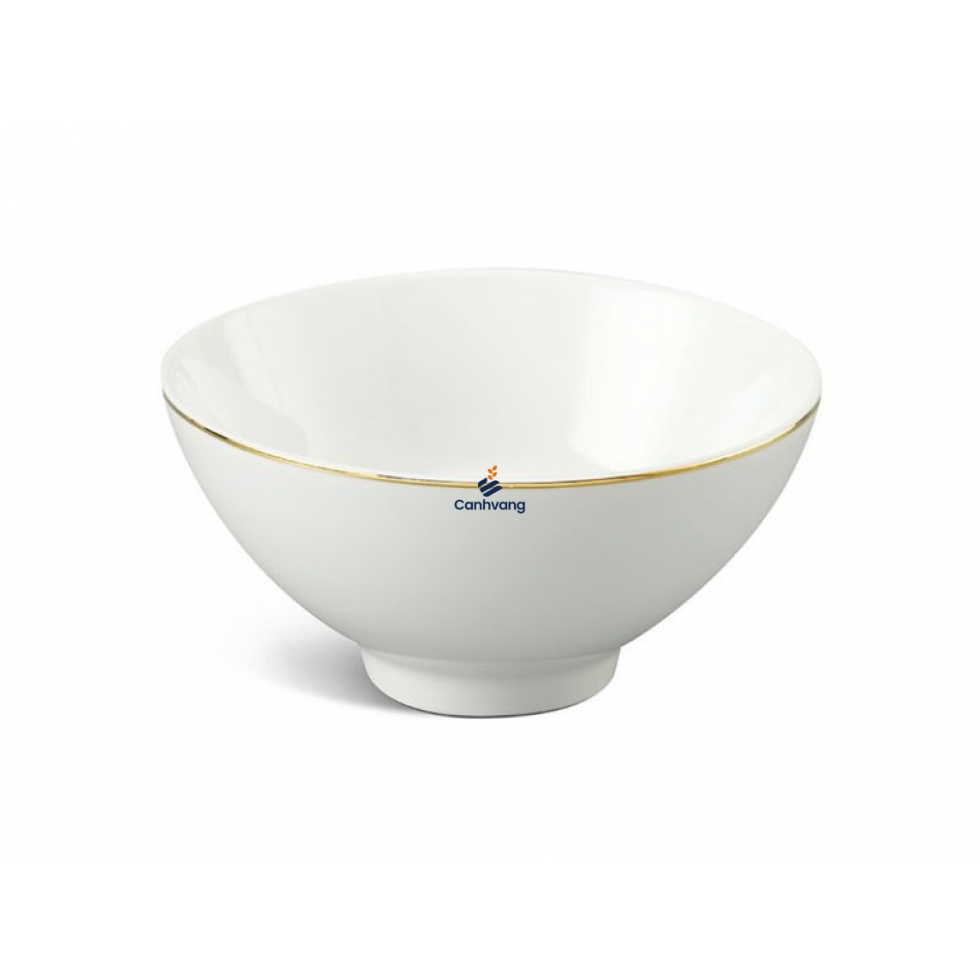 CHÉN CƠM MINH LONG 11 CM DAISY CHỈ VÀNG