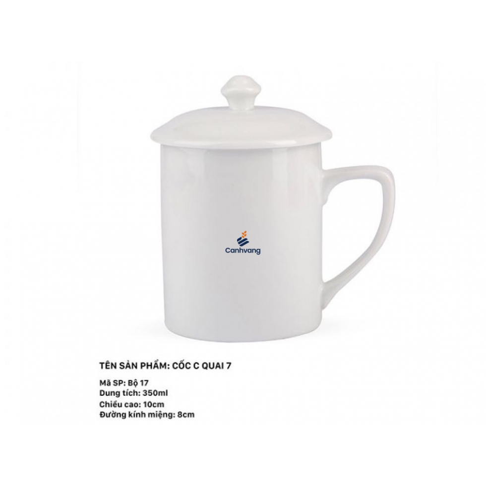 Cốc Sứ C Quai số 7 350ml