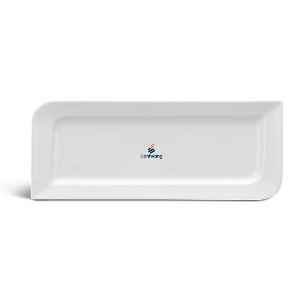 DĨA CHỮ NHẬT MINH LONG DÀI 39 X 15 CM LYS hORECA