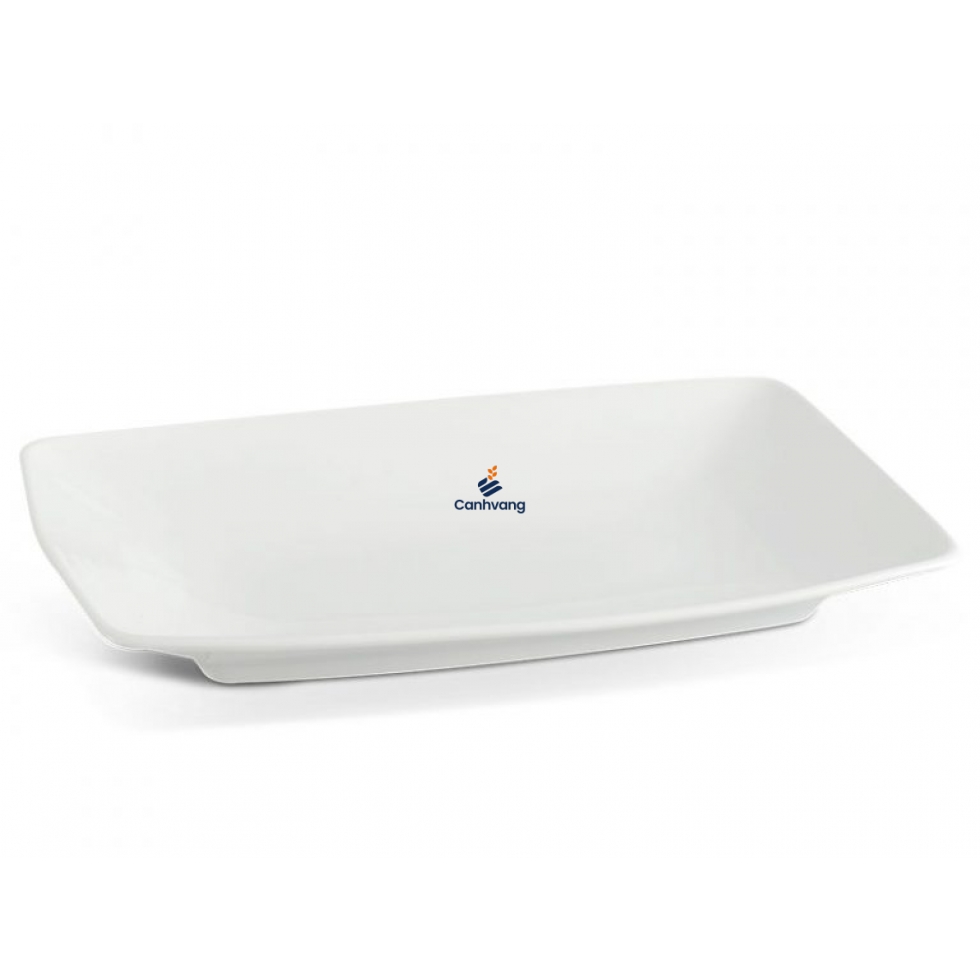DĨA CHỮ NHẬT PHẲNG MINH LONG 31 X 22 CM LYS HORECA