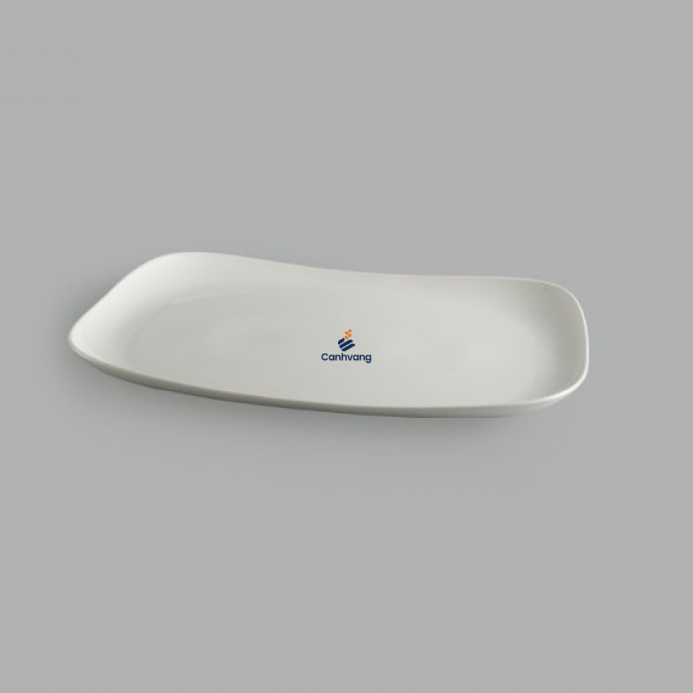 DĨA CHỮ NHẬT PHẲNG MINH LONG 50 X 37 CM LYS HORECA