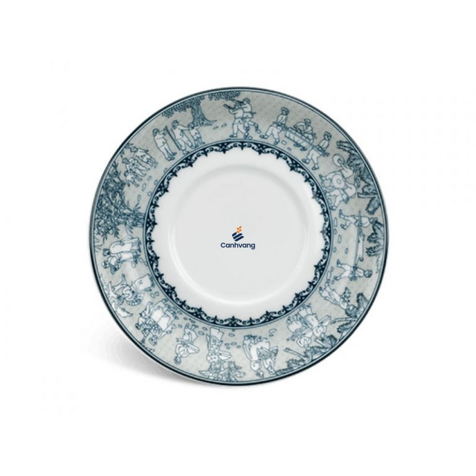 DĨA LÓT TÁCH MINH LONG 12CM JASMINE VINH QUY NHẠT