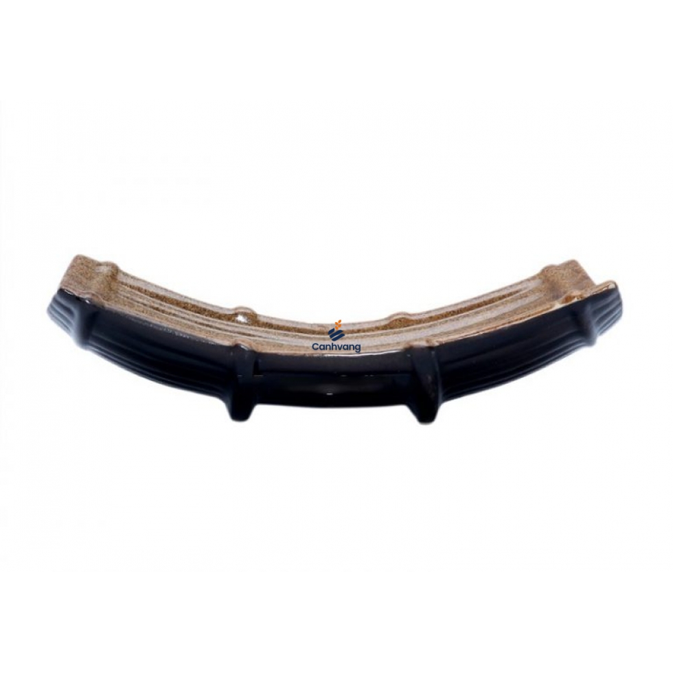 Khay Cong Bát Tràng Dài 17.5cm – Rộng 11cm