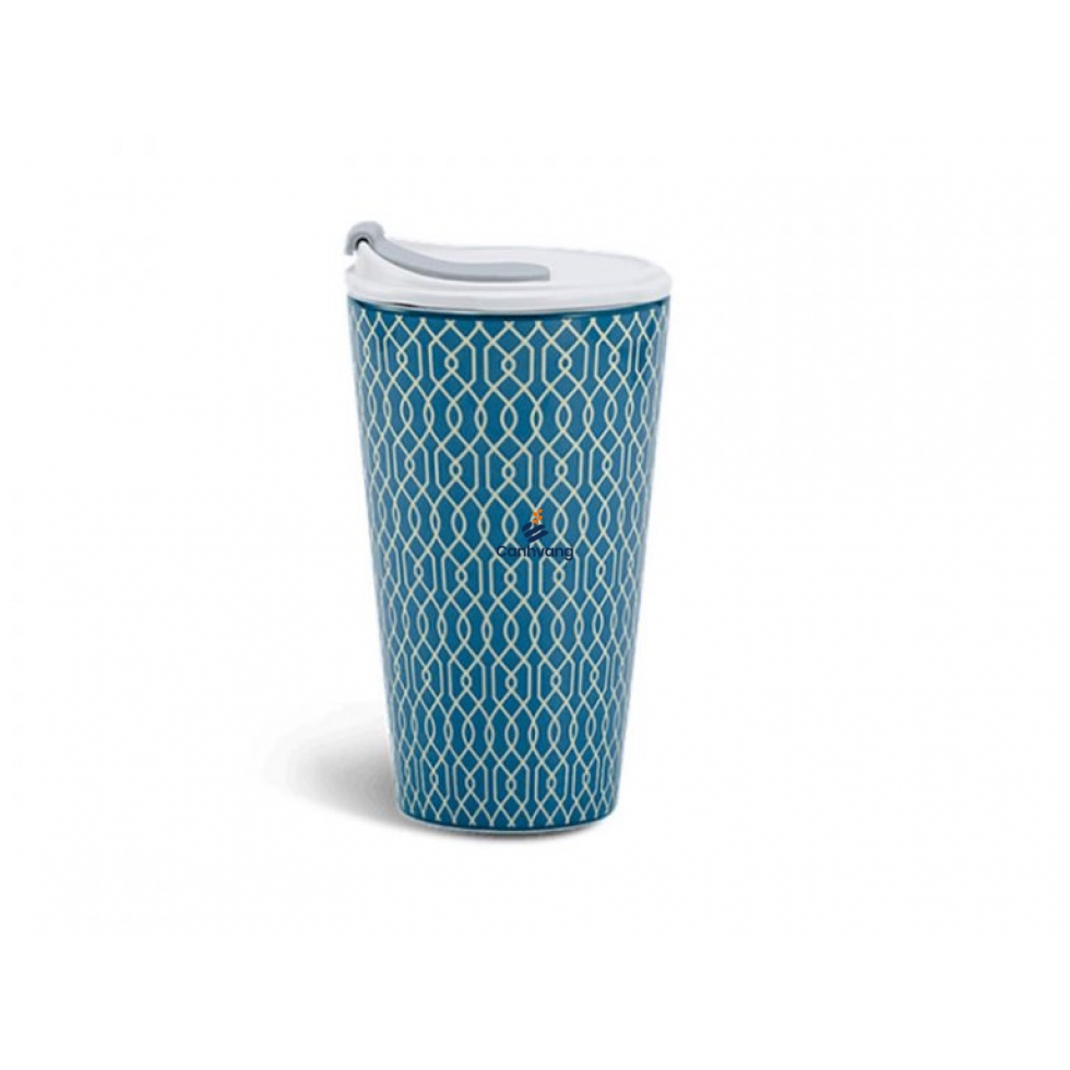 Ly sứ dưỡng sinh 0.48 L + nắp ống hút (K1) – Indigo (LTA)
