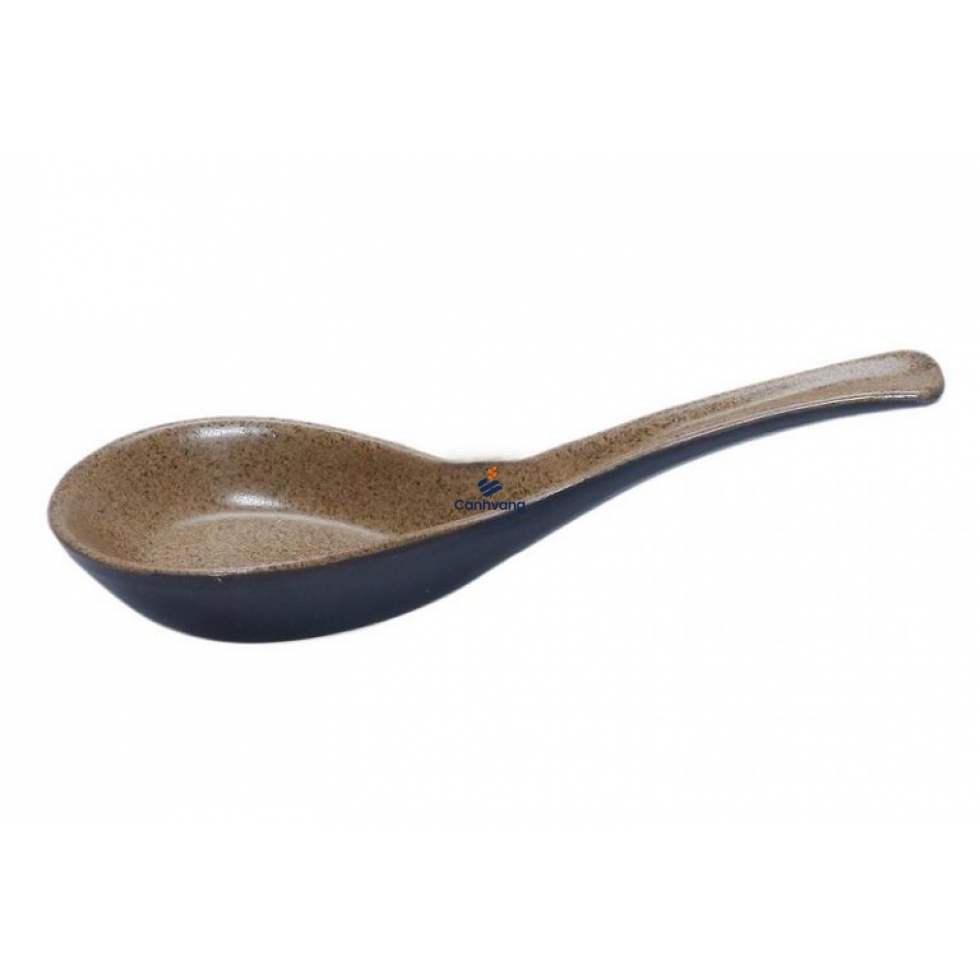 Muỗng Canh sứ Bát Tràng Dài 21cm – Rộng 7cm