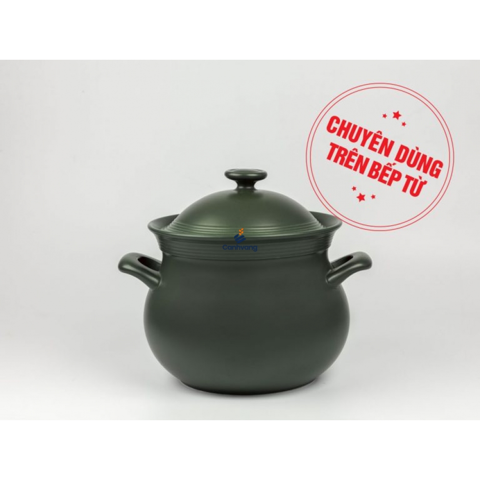 NỒI SỨ DƯỠNG SINH THÂN BẦU ĐÁY TỪ 7.1L (NỒI TỪ)