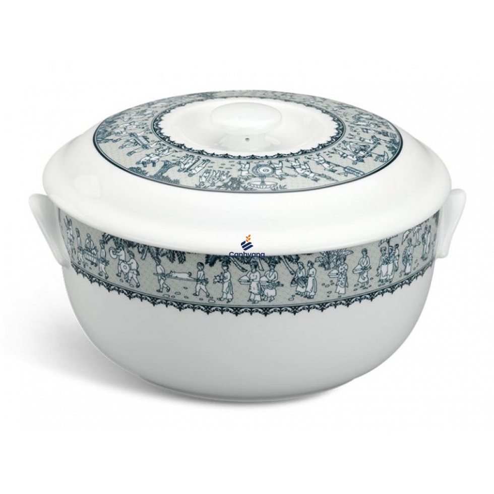 Thố 15 cm + nắp – Jasmine – Phước Lộc Thọ