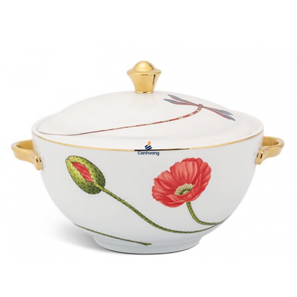 Thố 18 cm + nắp – Camellia – Kết Duyên