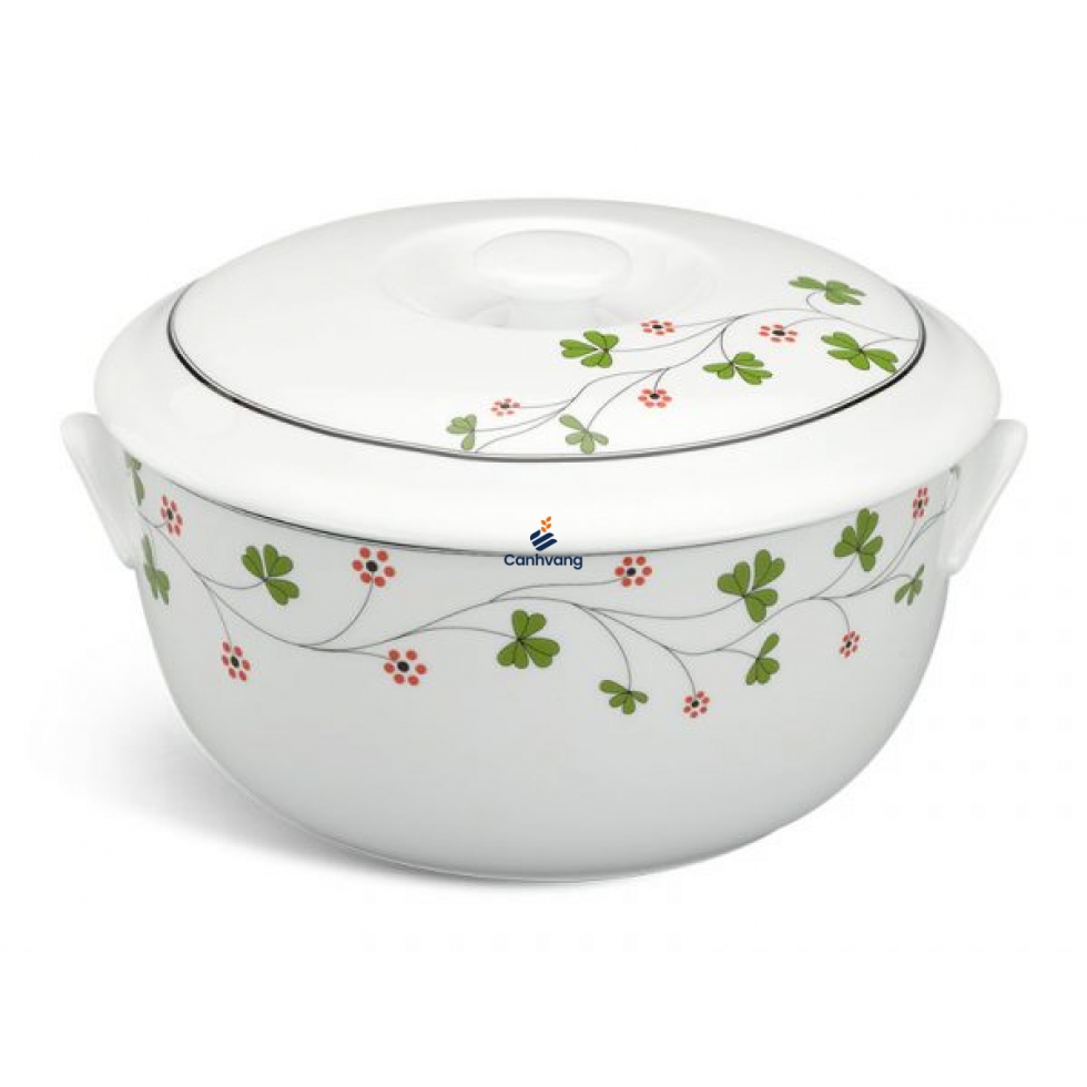 Thố 18 cm + nắp – Jasmine – Hoa May Mắn