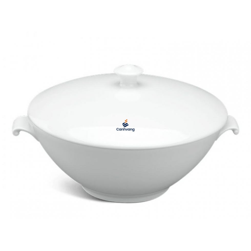 Thố 1.0 L + nắp – Daisy – Trắng