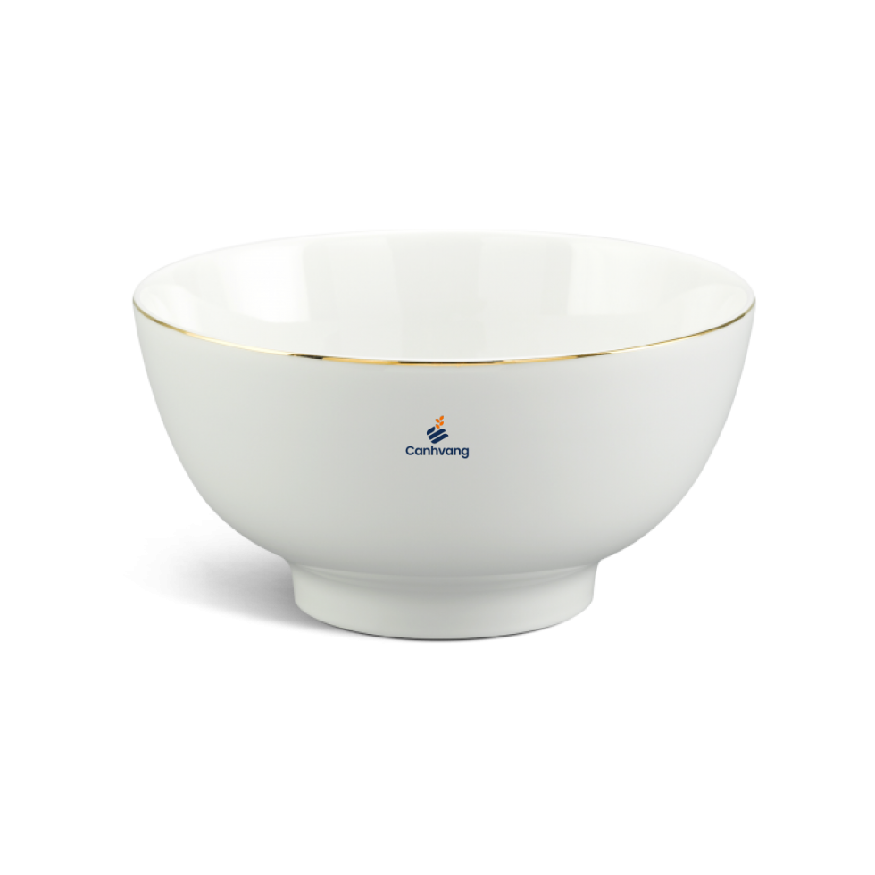 Tô Cao Minh Long Jasmine Viền Chỉ Vàng 15cm