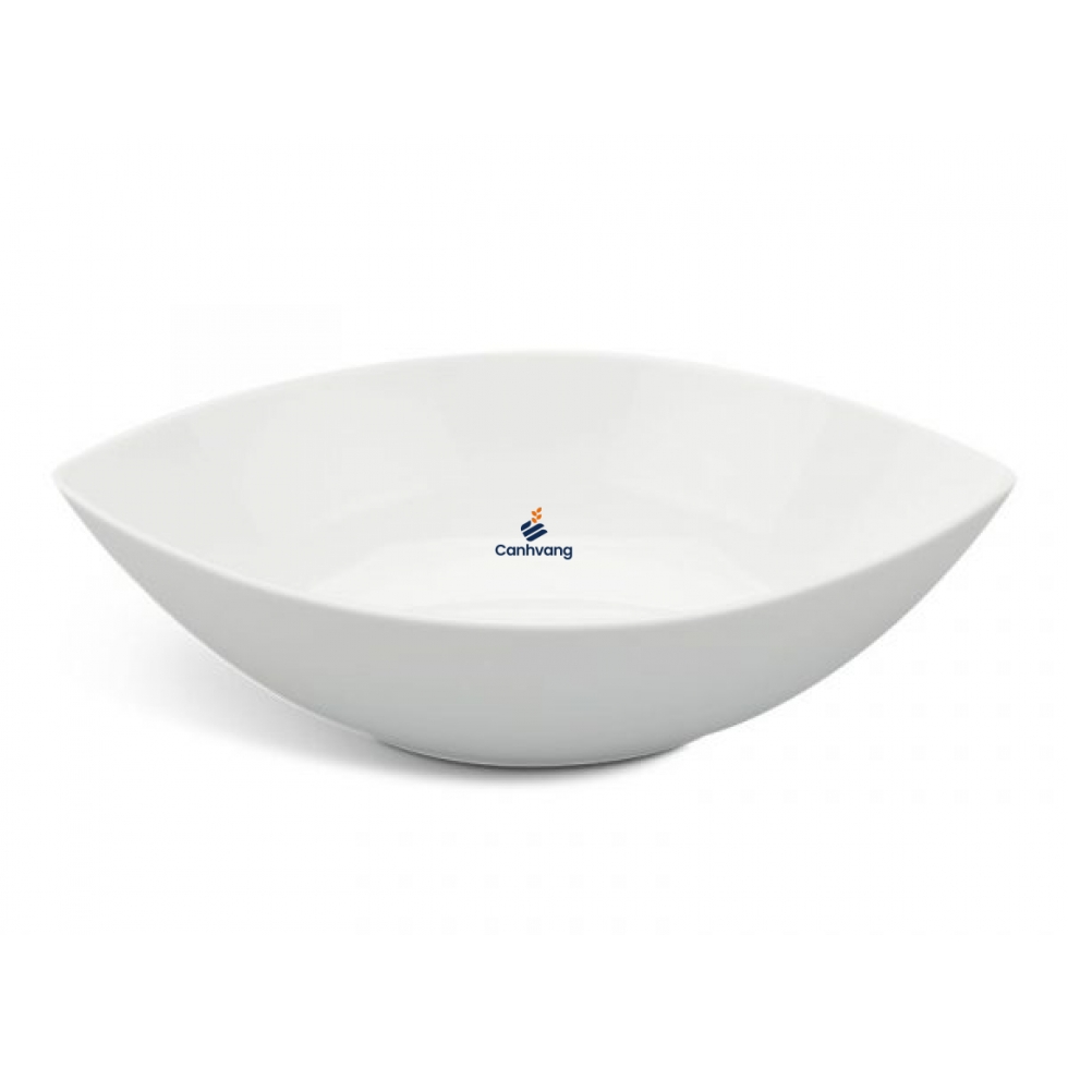 Tô oval 28 cm – Gourmet – Trắng Ngà