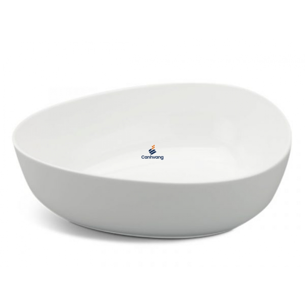 Tô tam giác tròn 29 cm – Gourmet – Trắng Ngà