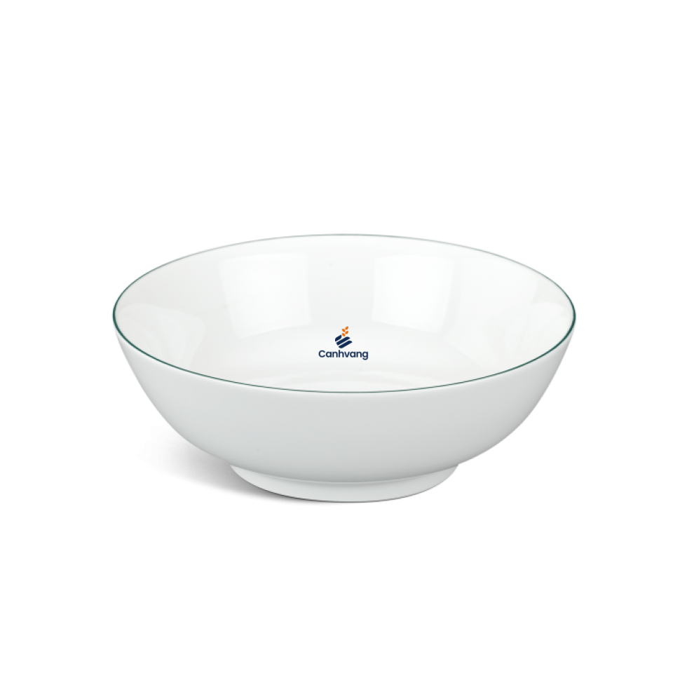 Tô Thấp Minh Long Jasmine Chỉ Xanh Lá 20cm