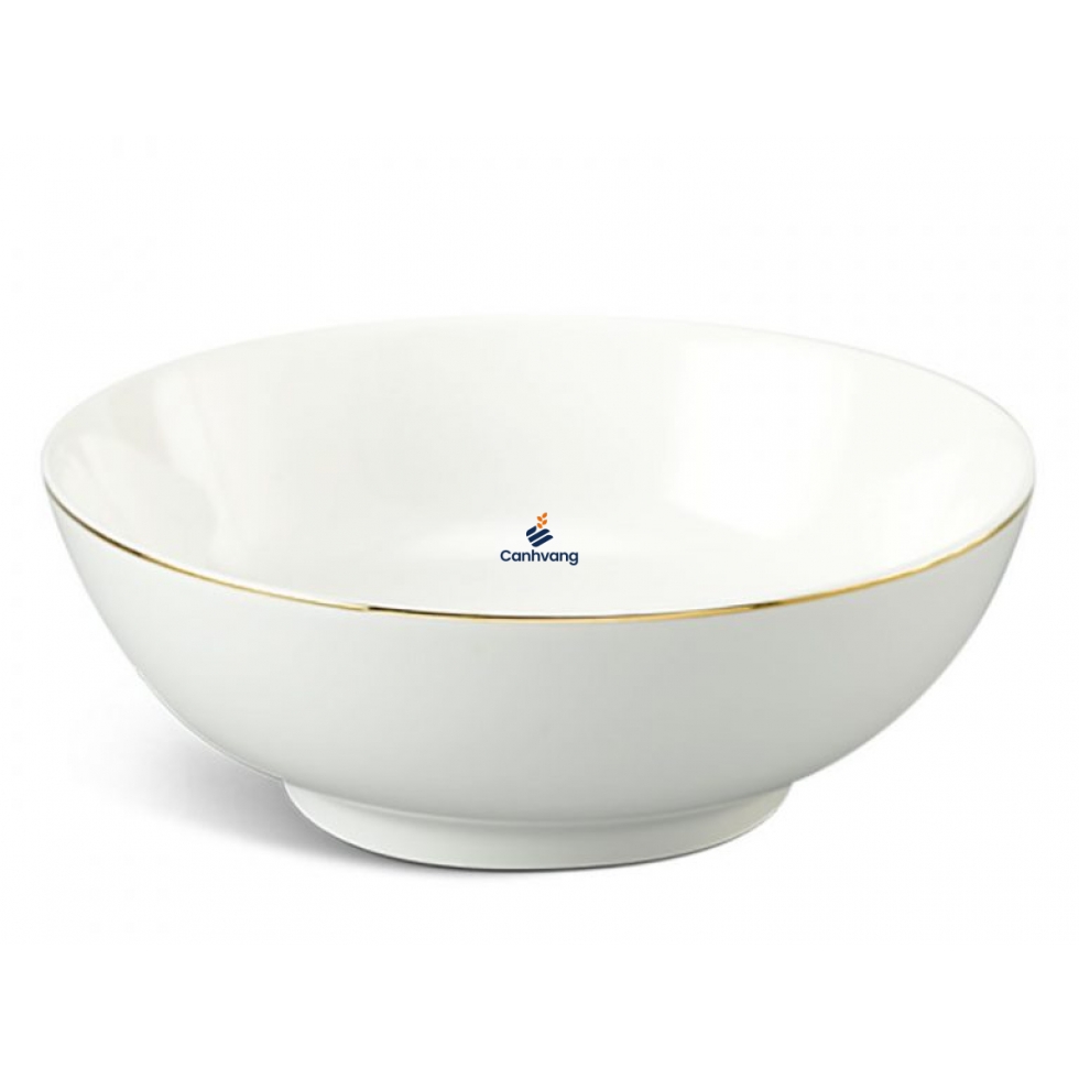 Tô Thấp Minh Long Jasmine IFP Viền Chỉ Vàng 20cm