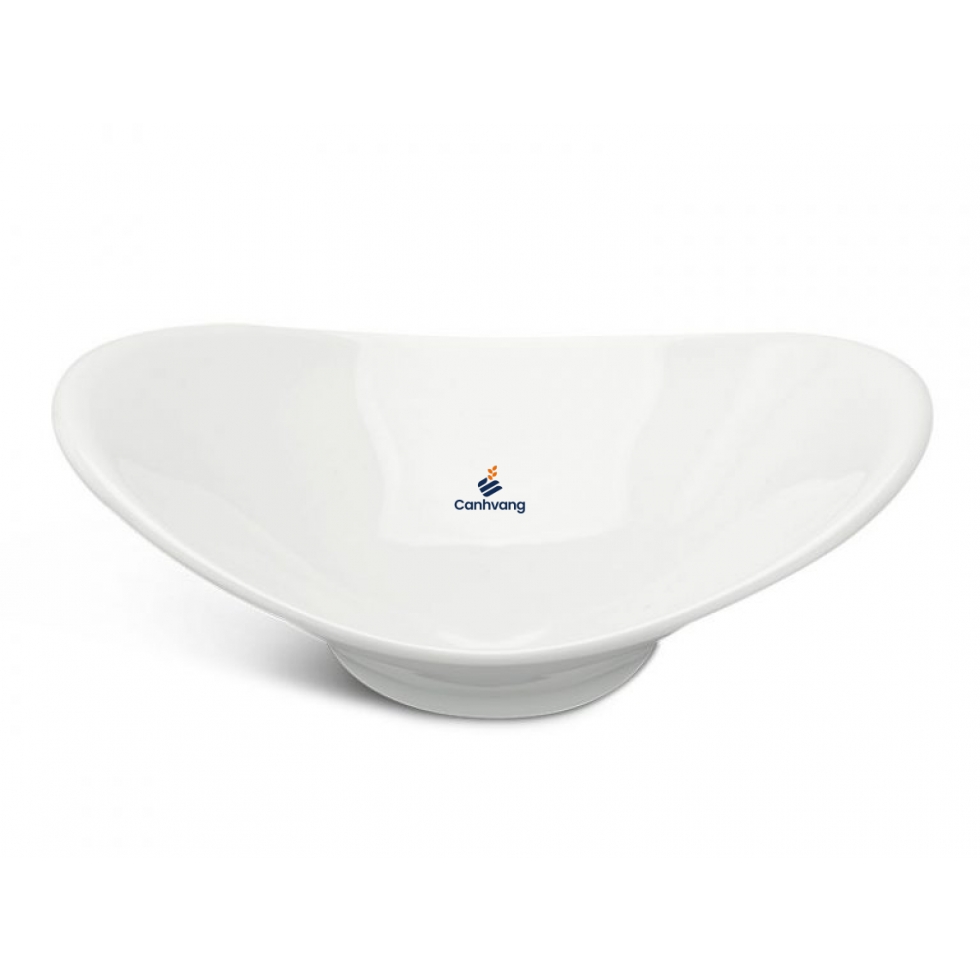 Tô thỏi vàng 20 x 15 cm – Anh Vũ Ly’s – Trắng Ngà